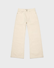 Back Cinch Selvedge Flare Jeans
