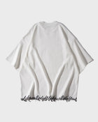T-shirt con scritta sull'orlo