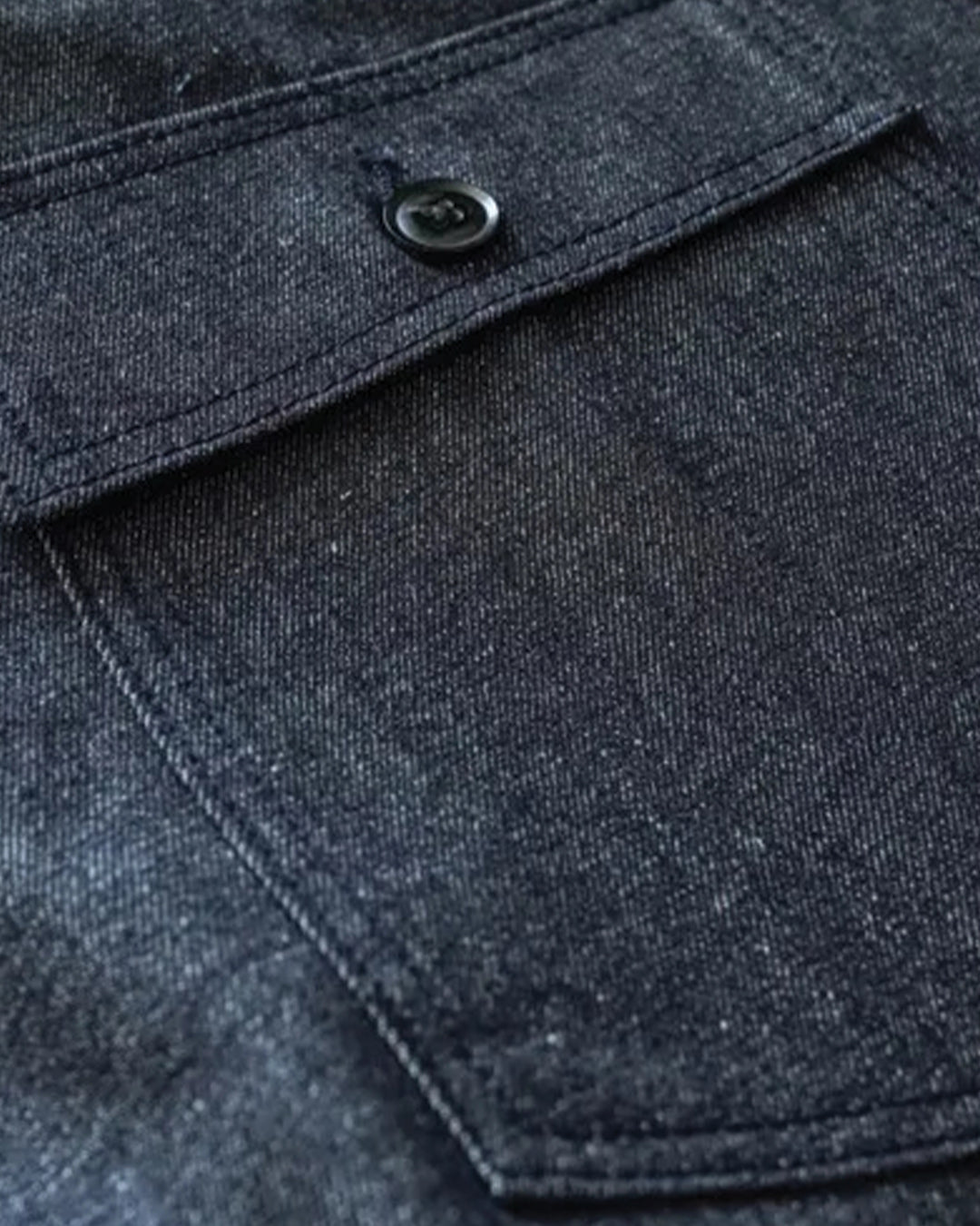 Shorts in denim grezzo di ramia