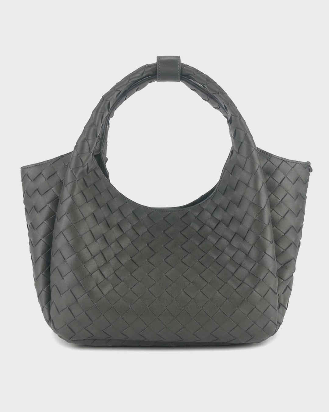 Woven Leather Tote Bag