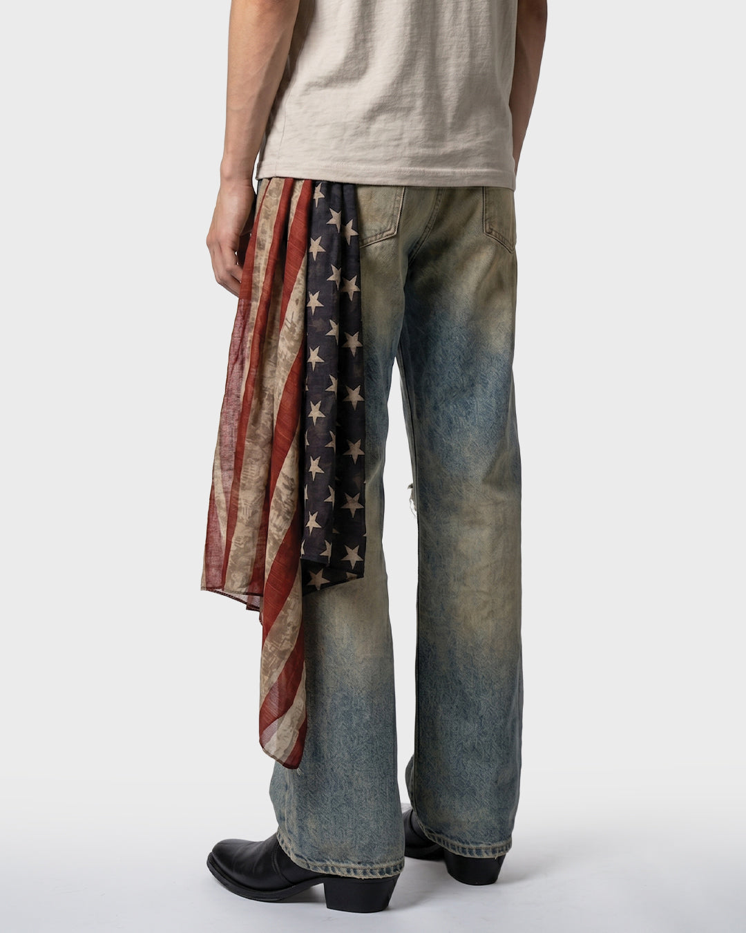 Foulard Liberty effetto rovinato
