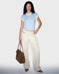 Double Buckle Jeans