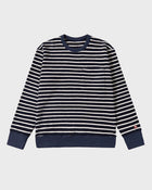 Maglione in maglia a righe effetto spugna