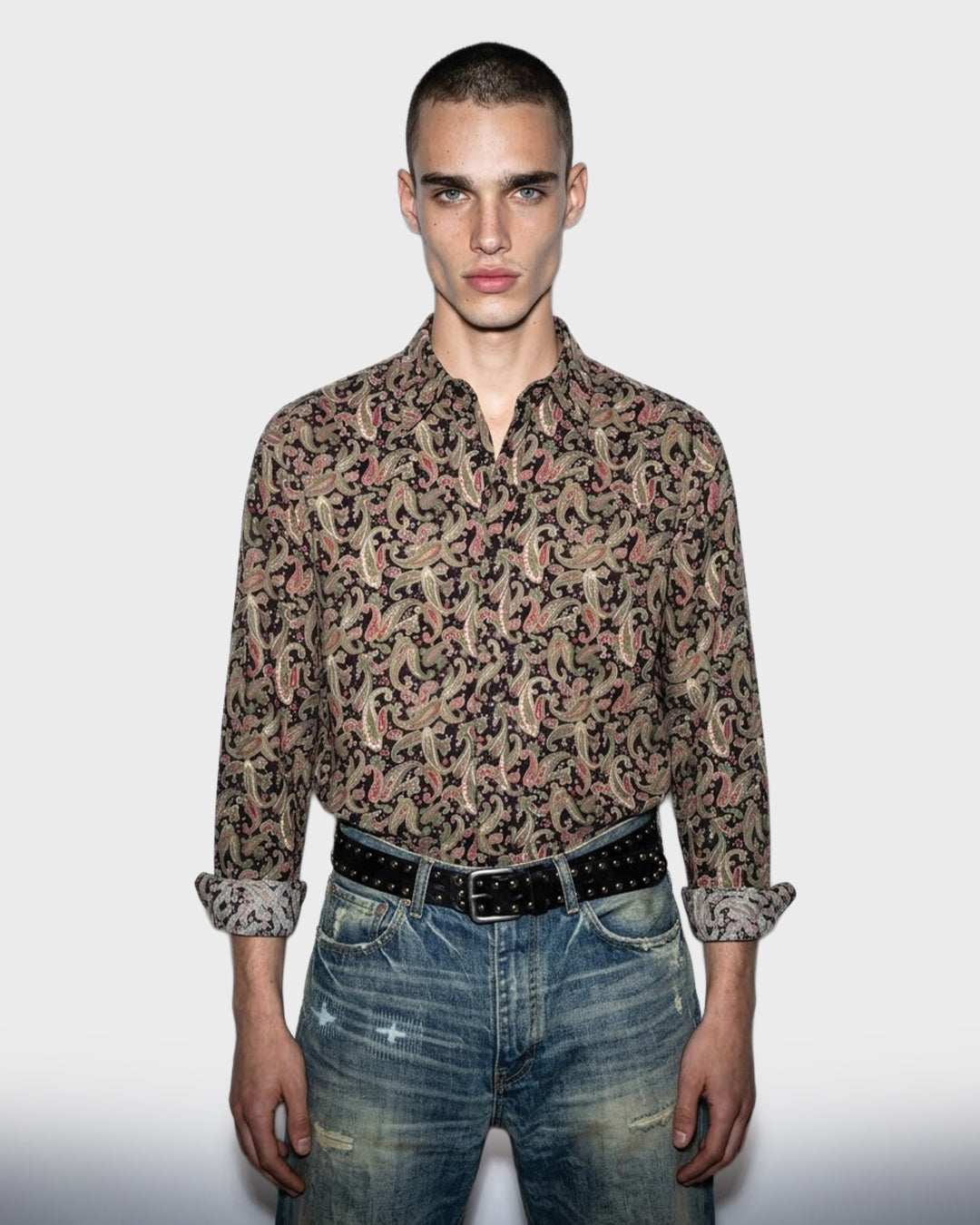 Teardrop Paisley Shirt