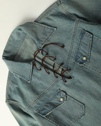 Leather Lace Rodeo Shirt