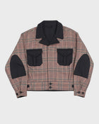 Glen Plaid Bomber Jacket