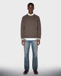 Raglan Line Knitted Sweater