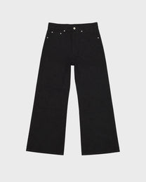 Back Cinch Selvedge Flare Jeans