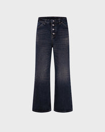 Deep Indigo Flare Jeans