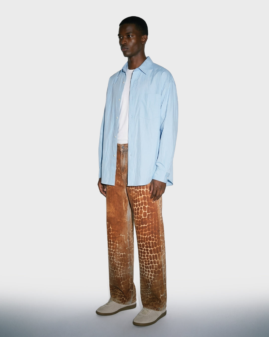 Camicia Overshirt a Sezioni