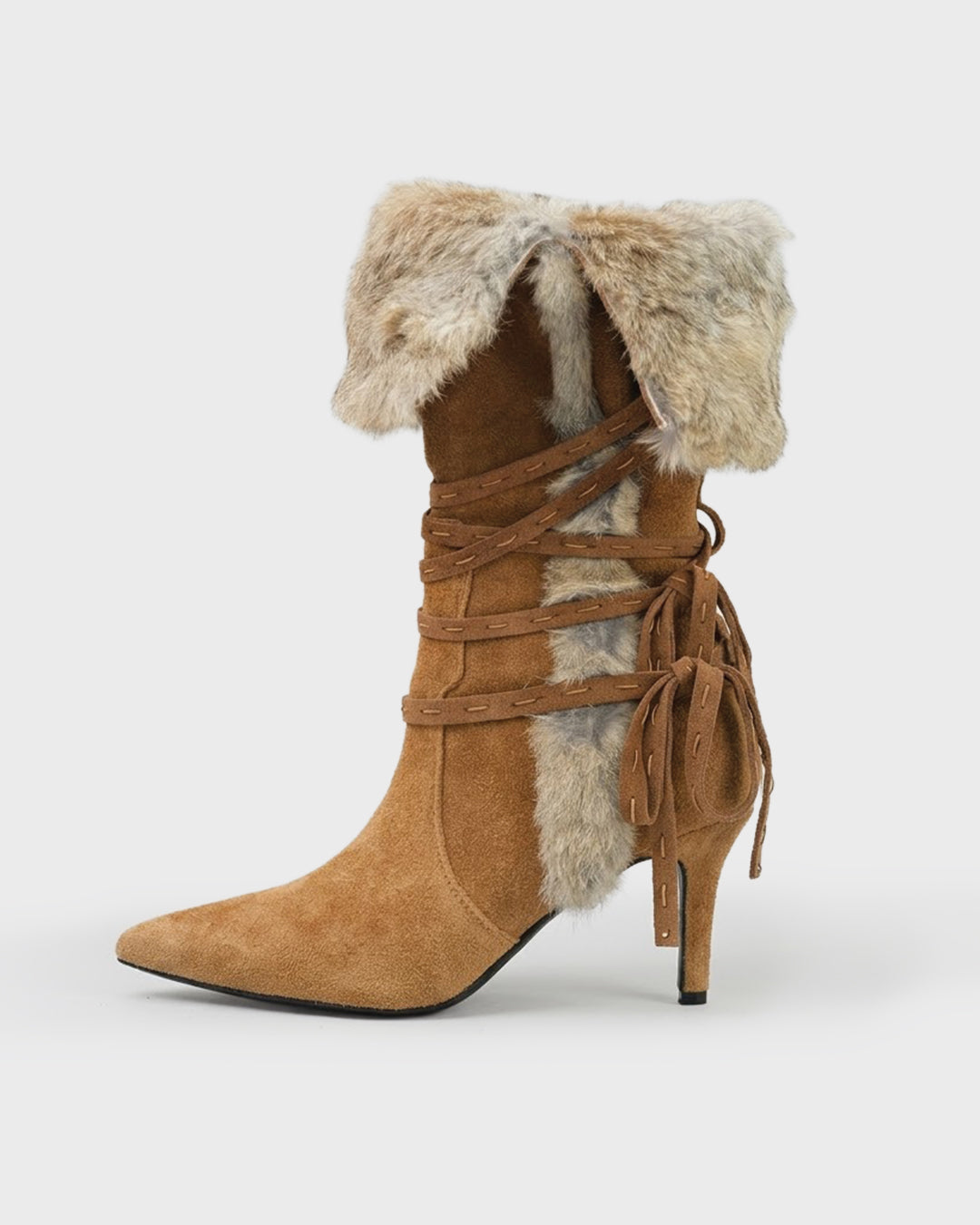 Fur Cuffed Boot