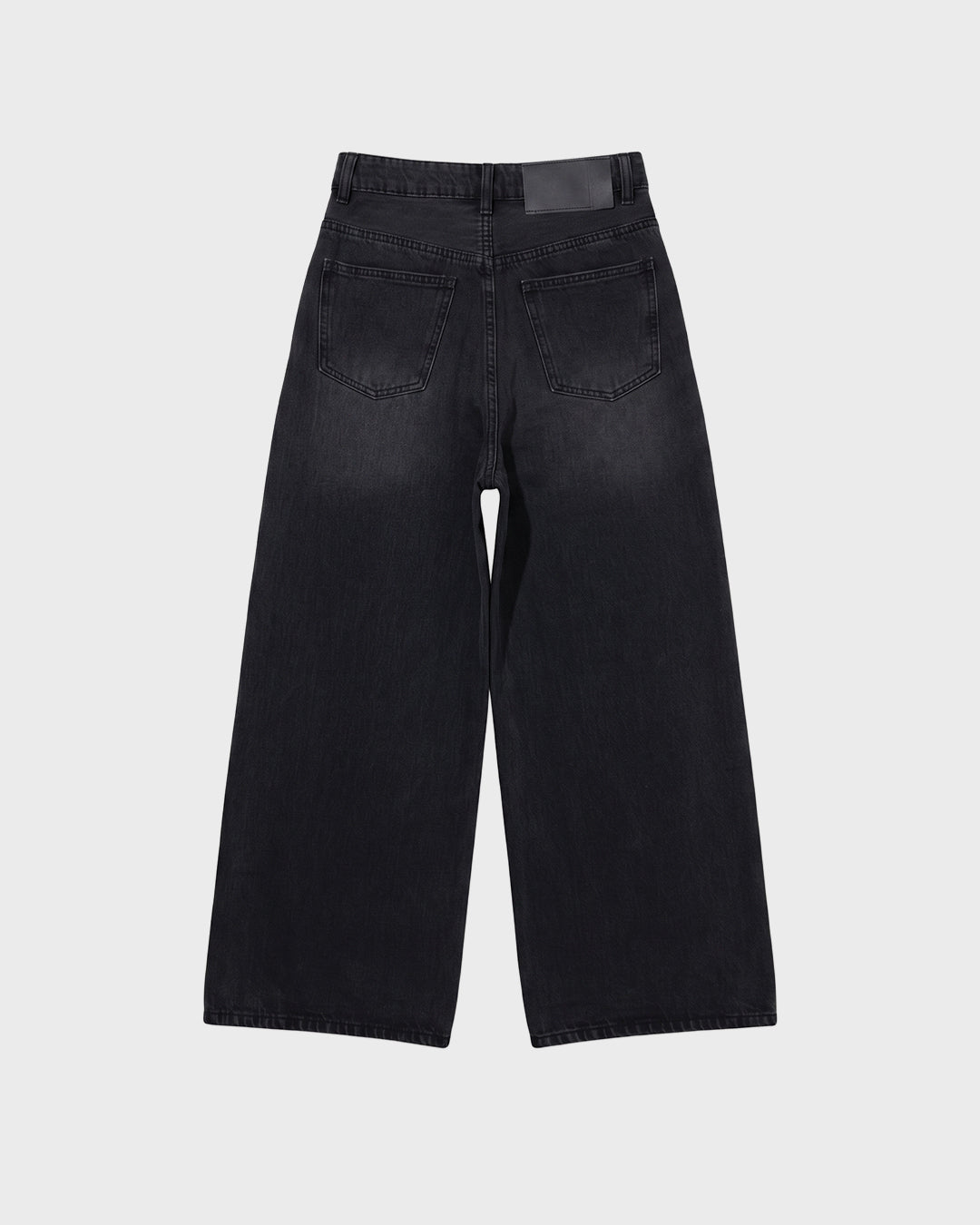 Noir Splatter Wide Jeans
