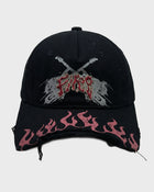 Cappellino con visiera tagliata a fiamma