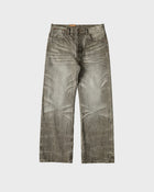 Jeans in denim selvedge oliva