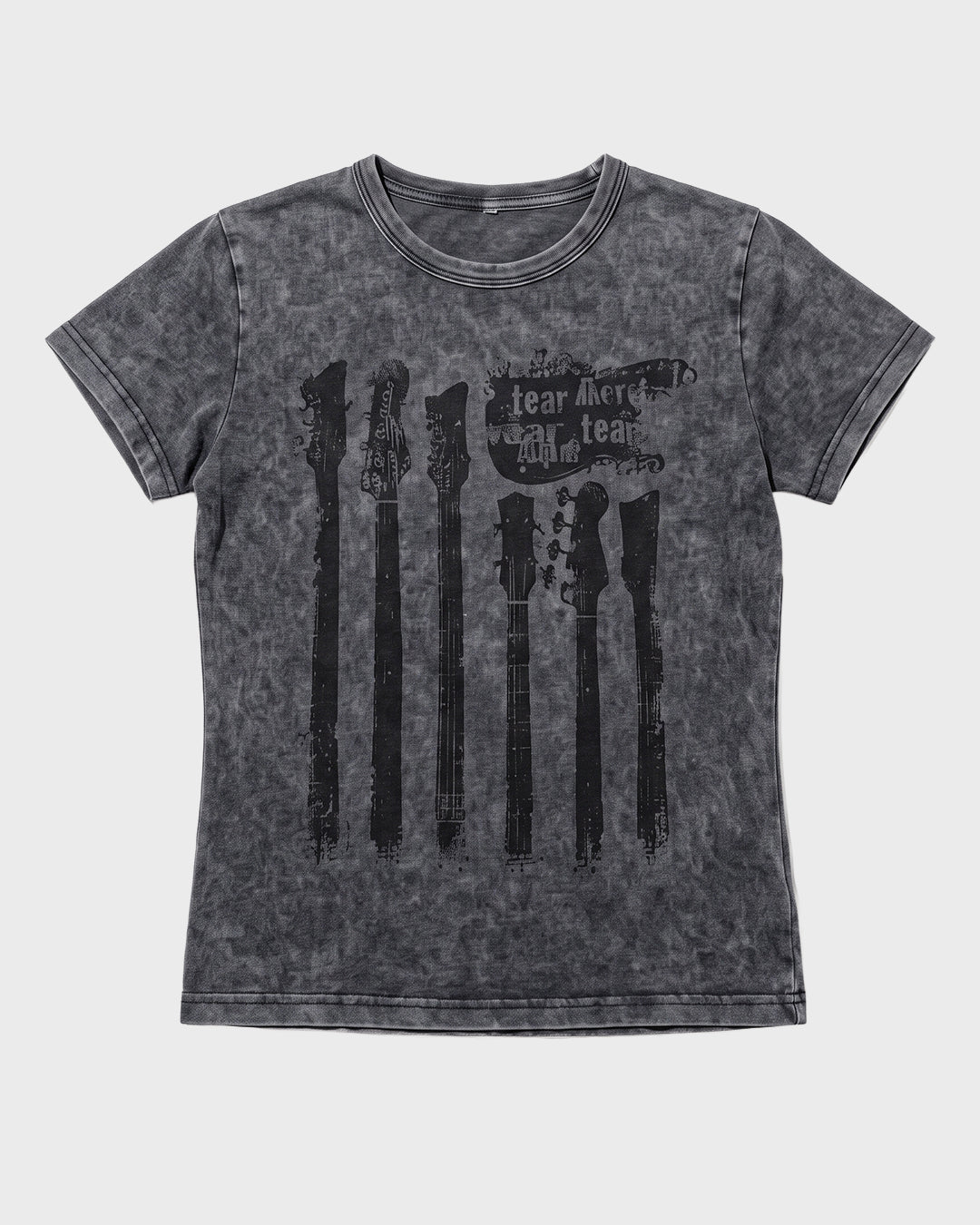 Headstock Cropped Tee