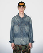Cappello distressed a fette