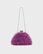 Curly Fur Crossbody Clutch