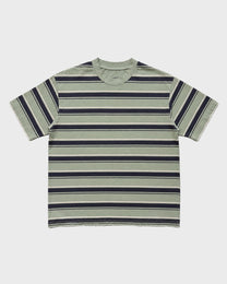 Raw Edge Stripe T-shirt