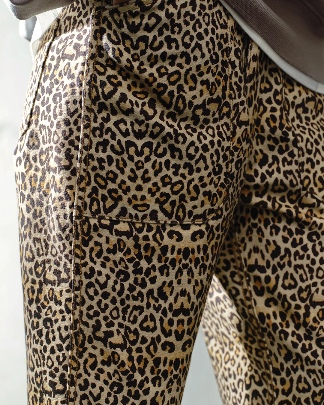Reverse Denim Capri