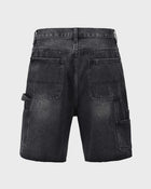 Shorts di jeans effetto candeggiato con bandana