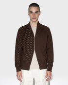 Cardigan mezza treccia
