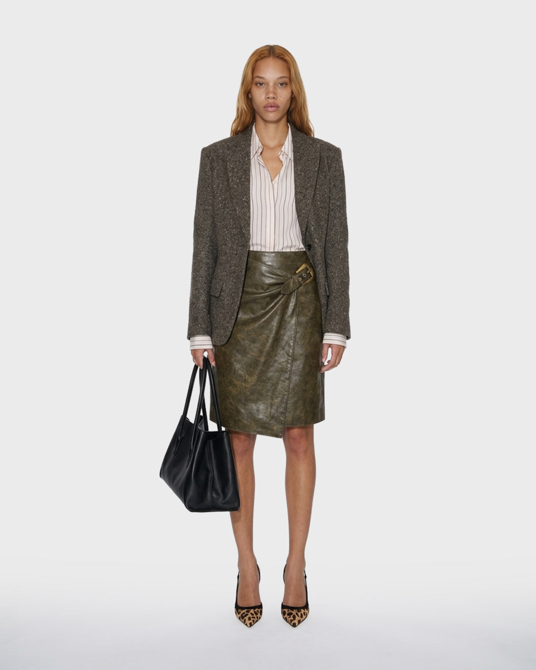 Moto Seam Skirt