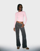 Patch Pocket Flare Trousers