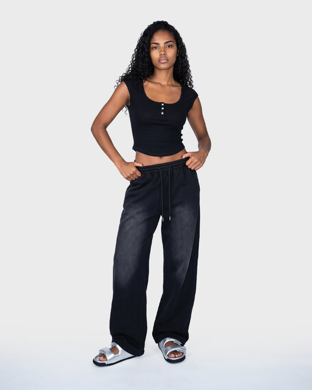 Three Button Rib Tank
