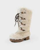 Toggle Lace Fur Boot