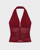 Ruched Halter Top