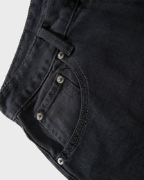 Carbon Black Wide Jeans