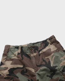 Pantalones cortos de mezclilla con pañuelo desteñido