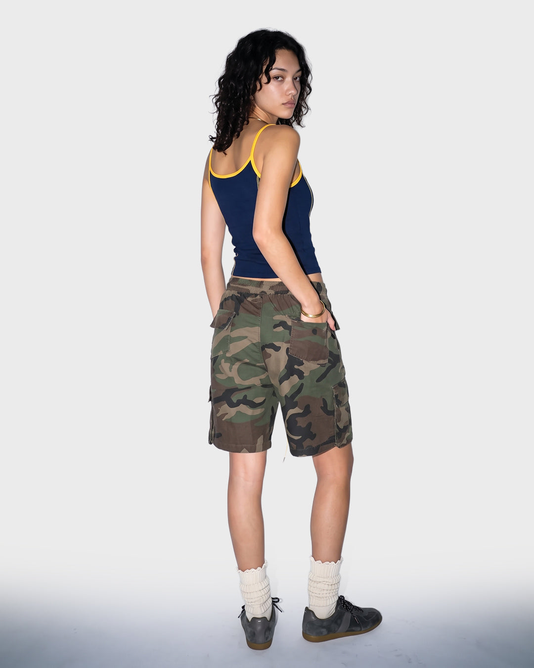 Soft Camo Cargo Short
