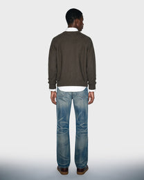 Raglan Line Knitted Sweater