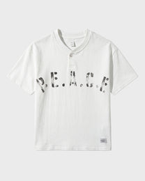 Peace Stencil Henley