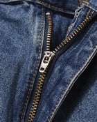 Shorts di jeans effetto candeggiato con bandana