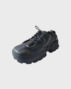 Paneled Leather Trainer