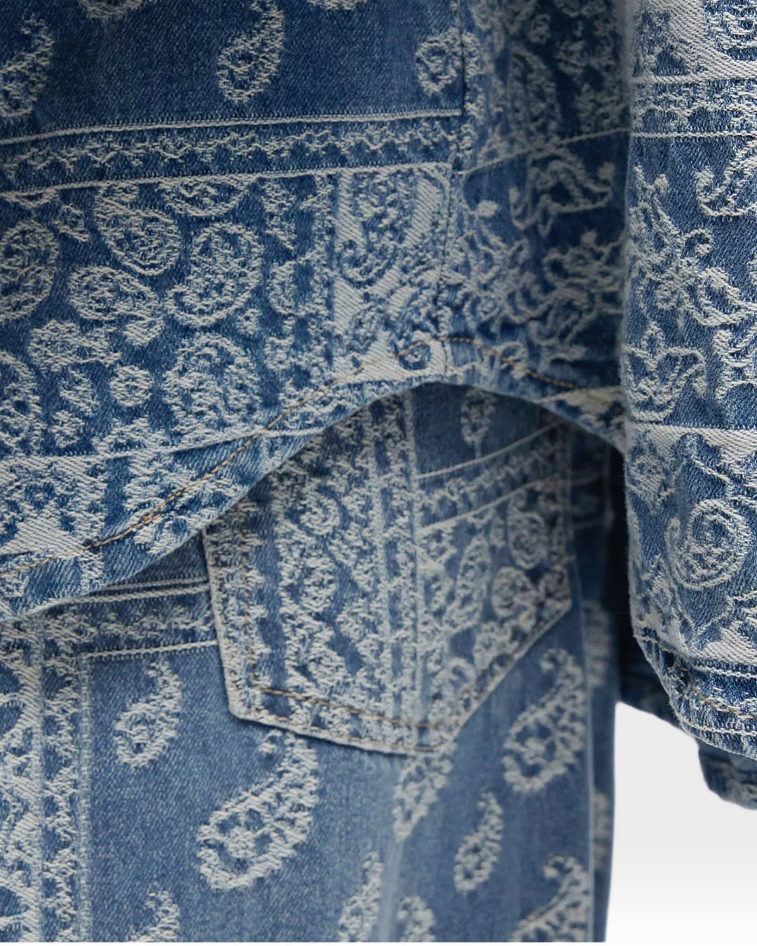 Bandana Panel Overshirt