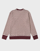 Maglione in maglia a righe effetto spugna