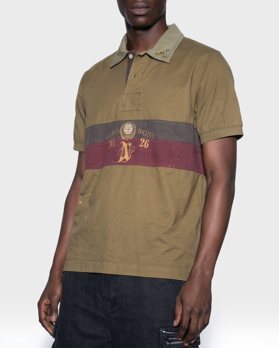 Camicia da campo in morbido indaco