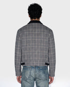 Glen Plaid Bomber Jacket