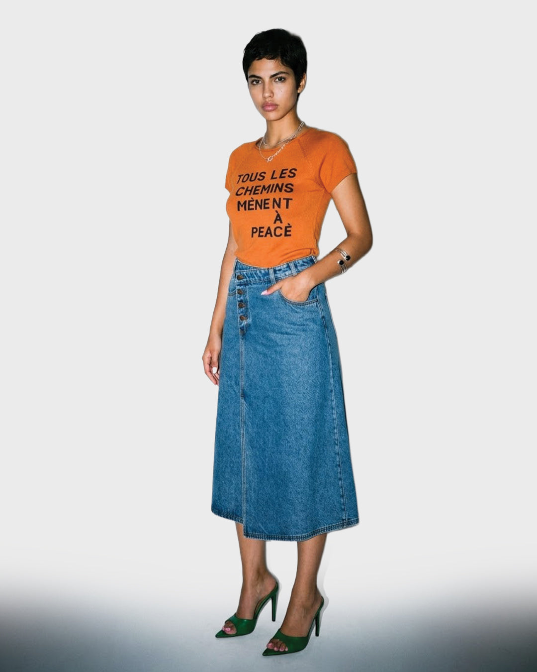 Peace Knit Tee