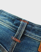 Shorts di jeans effetto candeggiato con bandana