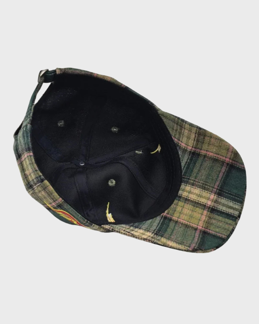 Flame Brim Tartan Cap