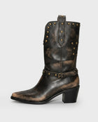 Antique Brass Rodeo Boot
