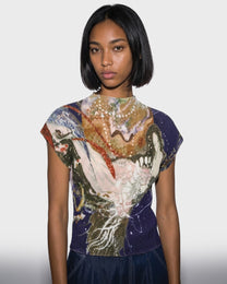 Mountains and Seas Plissé Top