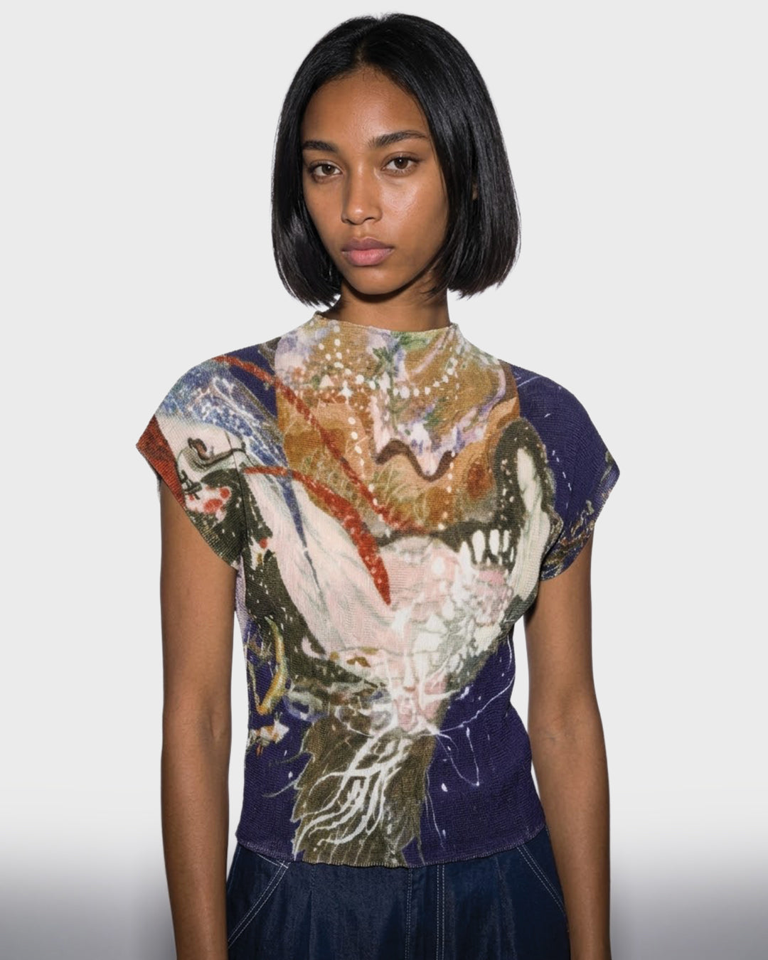 Mountains and Seas Plissé Top