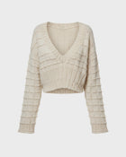 Purl Row Knit Sweater