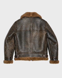 Leather Shearling Flight Jacket
