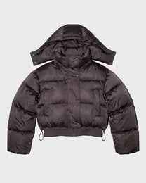 Snap Hood Puffer Jacket